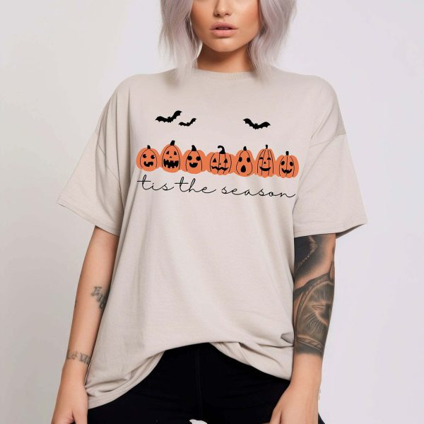 Celebrate Halloween with Tis The Season Pumpkin Shirt