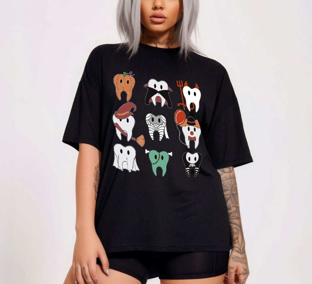 Keep It Light and Fun with the Funny Halloween Dental Shirt