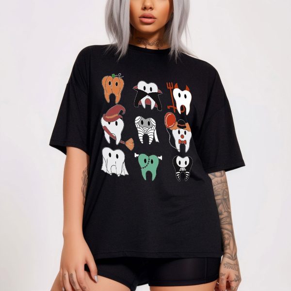 Keep It Light and Fun with the Funny Halloween Dental Shirt