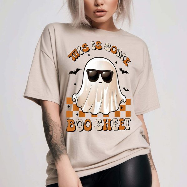 This Is Some Boo Sheet Cute Ghost Funny Halloween Shirt