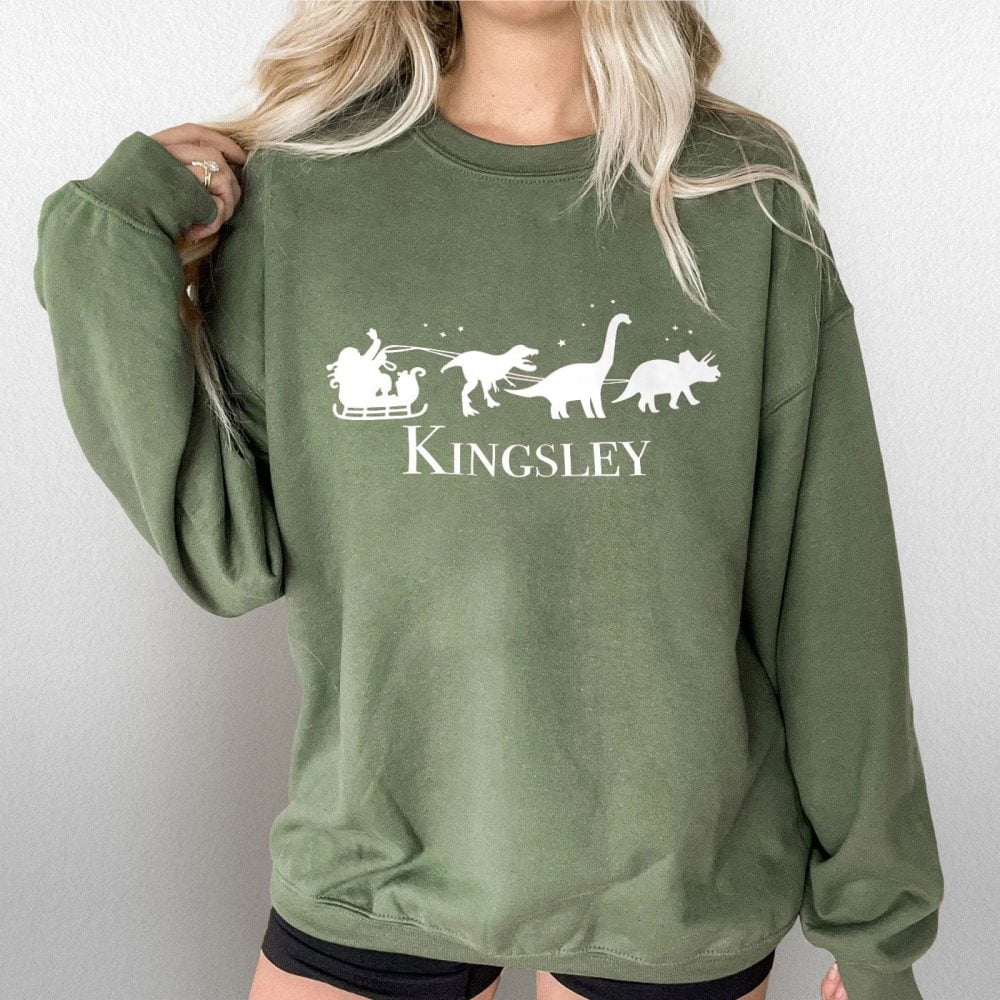 Christmas-dinosaur-shirt,-kids-dinosaur-sweatshirt-4