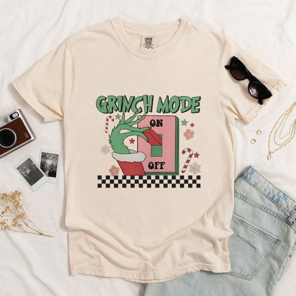 Classic Christmas Shirt, Grinch Mode Christmas Shirt 1