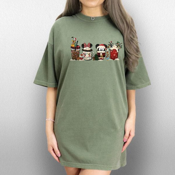 Cute Mickey Christmas Shirt, Disney Christmas Coffee Shirt