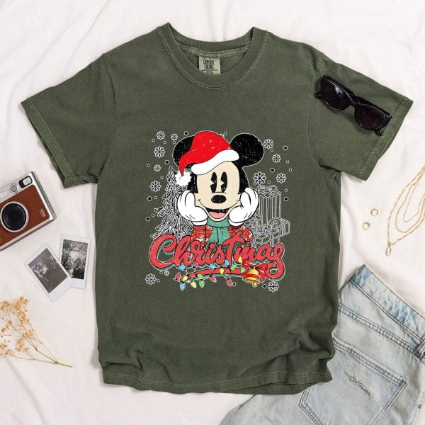 Disney Couples Christmas Shirt, Mickey and Minnie Christmas Shirt for Him 1