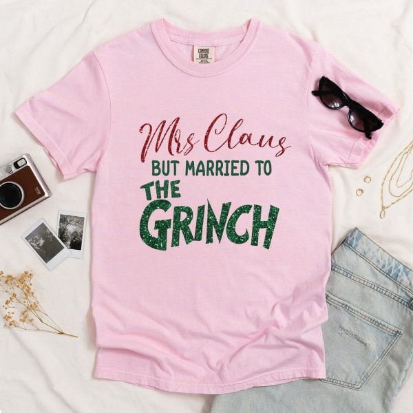 Married To The Grinch Christmas Shirt, Christmas Grinch Shirt