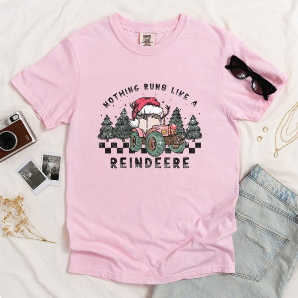 Nothing-Runs-Like-A-Reindeer-Christmas-Shirt-1