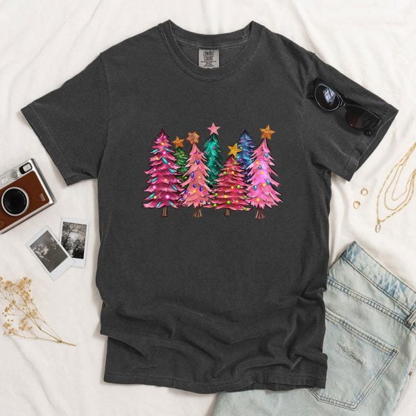 Pink Tree Christmas Shirt, Christmas Vacation Shirt