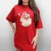 Retro-Pink-Santa-Christmas-Sweatshirt-Gift-for-Her-3