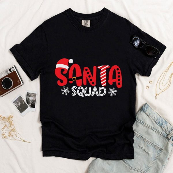 Christmas Santa Squad Shirt, Family Matching Christmas Shirt
