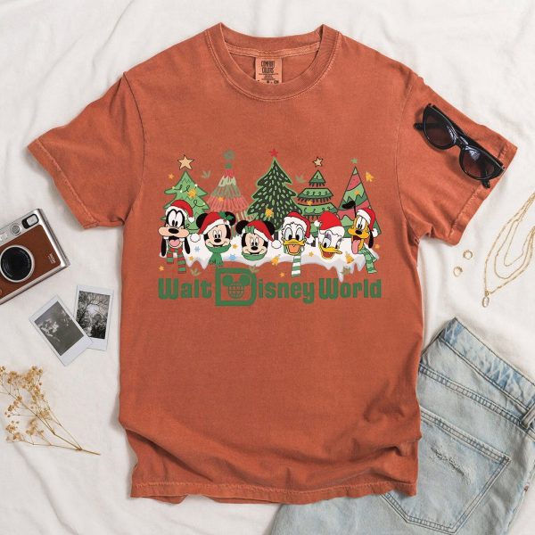 Vintage Walt Christmas Shirt, Mickey and Friends Christmas Shirt