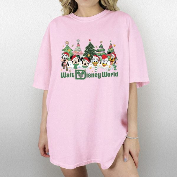 Vintage Walt Christmas Shirt, Mickey and Friends Christmas Shirt