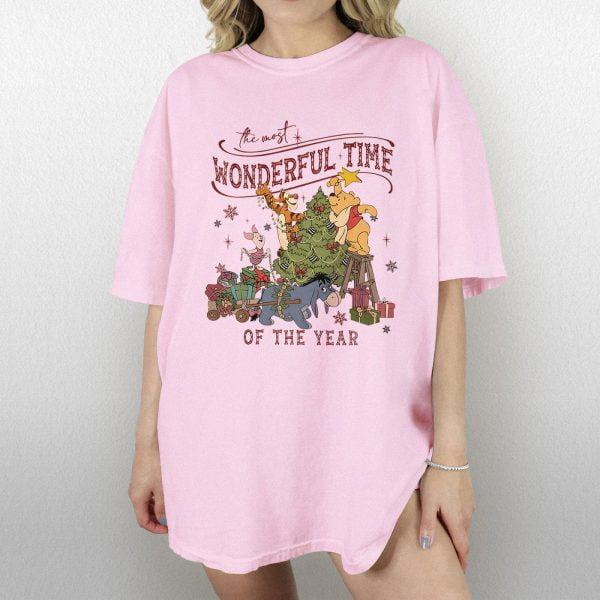 The Pooh Christmas Shirt, The Most Wonderful Time Christmas Shirt